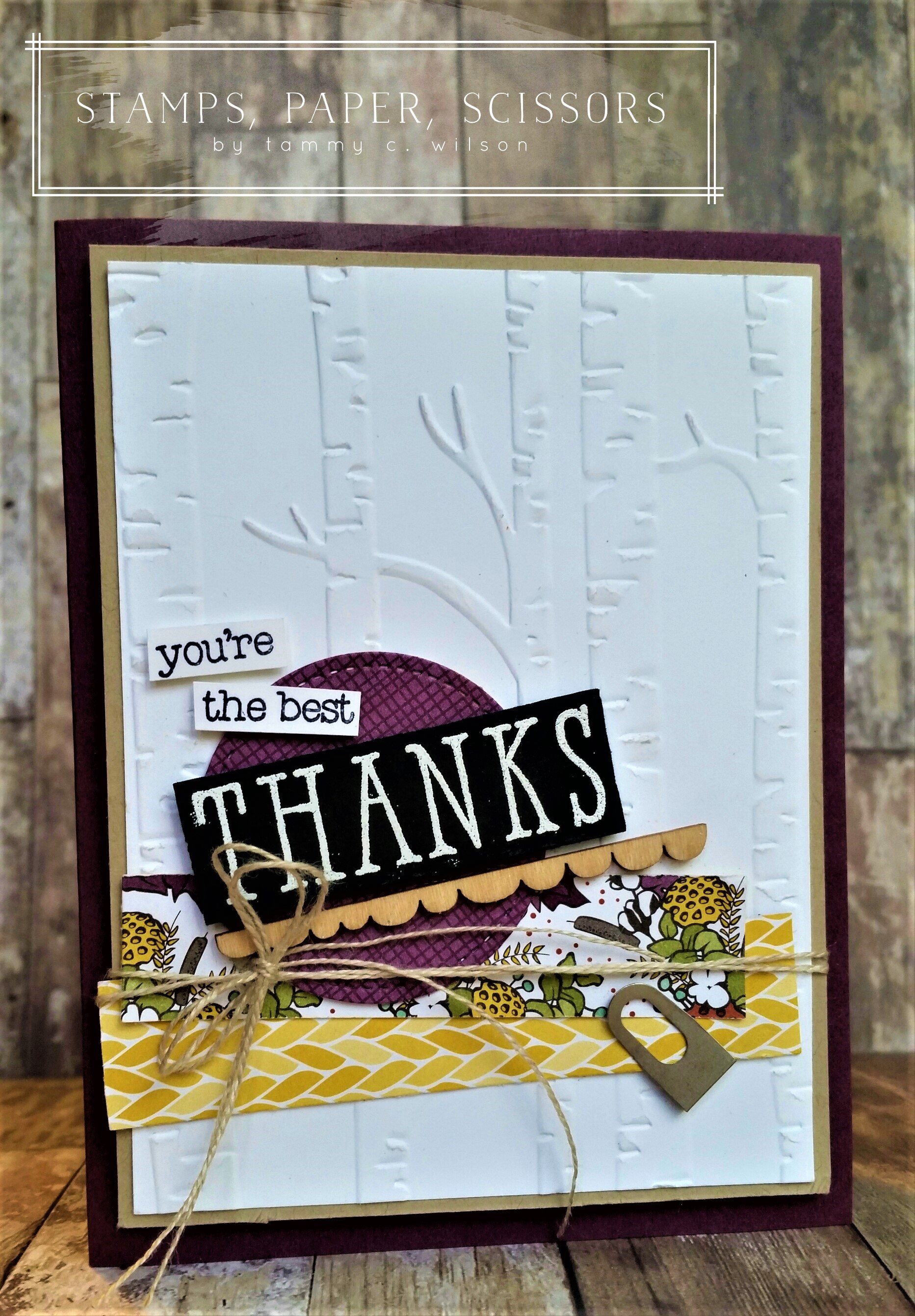 Woodland - You're the Best Thanks by Tammy C. Wilson