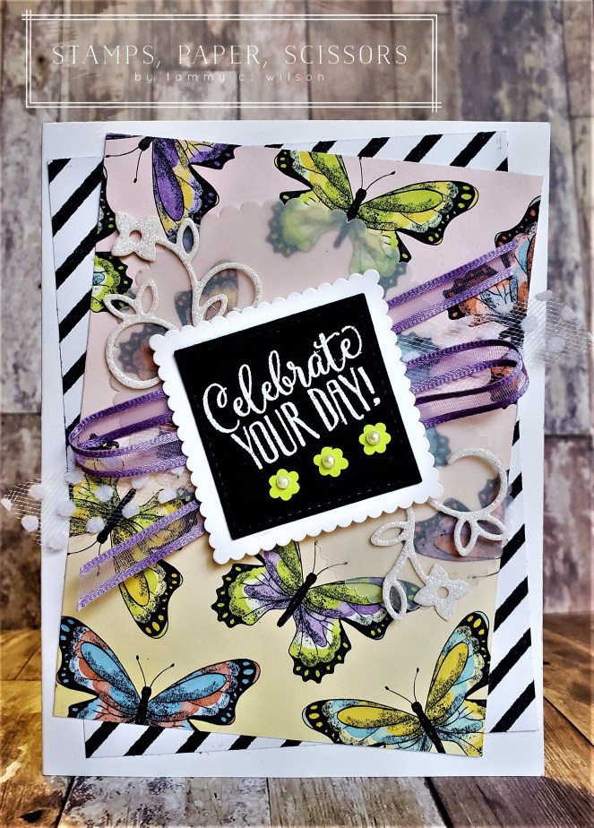 Hello Cupcake SAB - Botanical Butterfly by Tammy C. Wilson