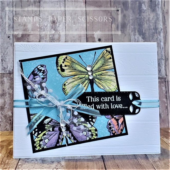 Special Celebrations - Botanical Butterfly - Stitched Labels by Tammy C. Wilson