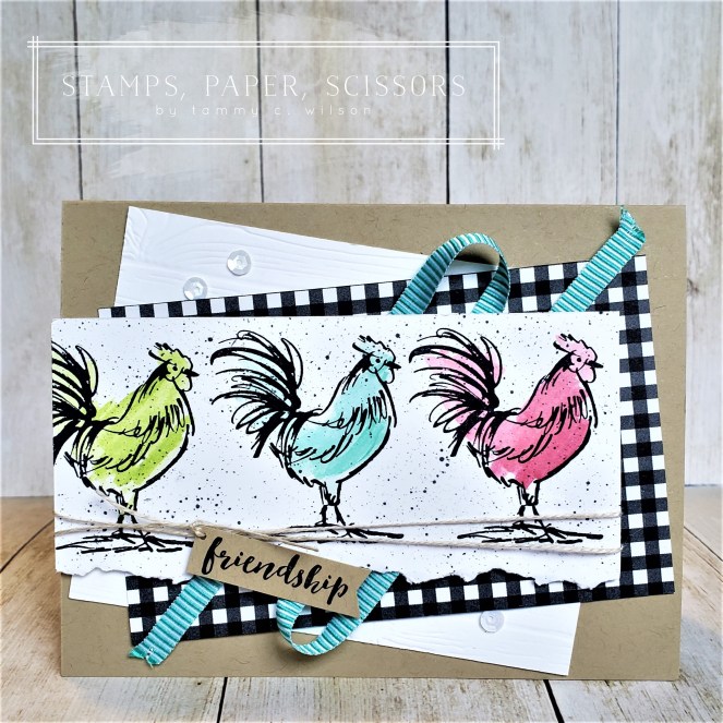 Home to Roost - three little roosters by Tammy C. Wilson