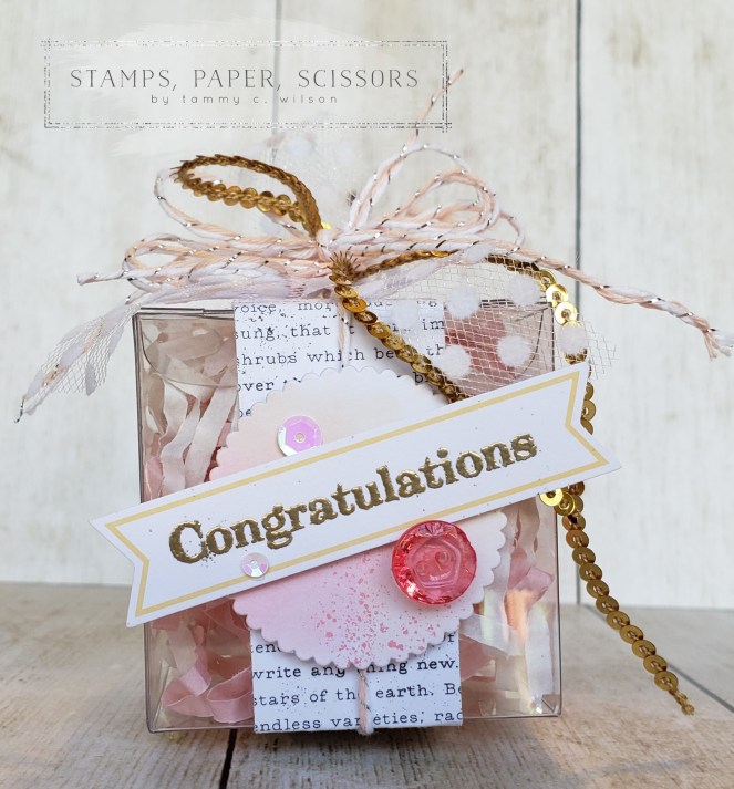 Paper Pumpkin - Sentimental Rose Treat Box by Tammy C. Wilson