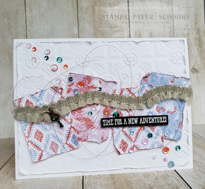 Woven Threads - Well Said - Tin Tile by Tammy C. Wilson