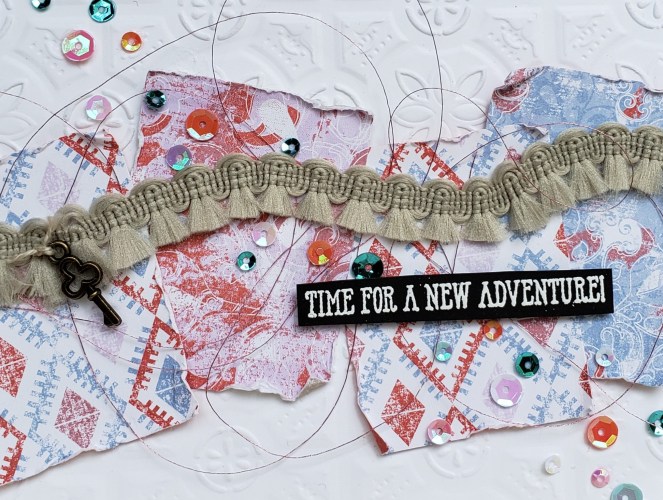 Woven Threads - Well Said - Tin Tile by Tammy C. Wilson (zoom)