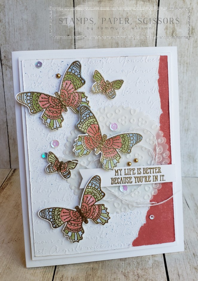 Butterfly Gala - Well Said - Eyelet Lace by Tammy C. Wilson