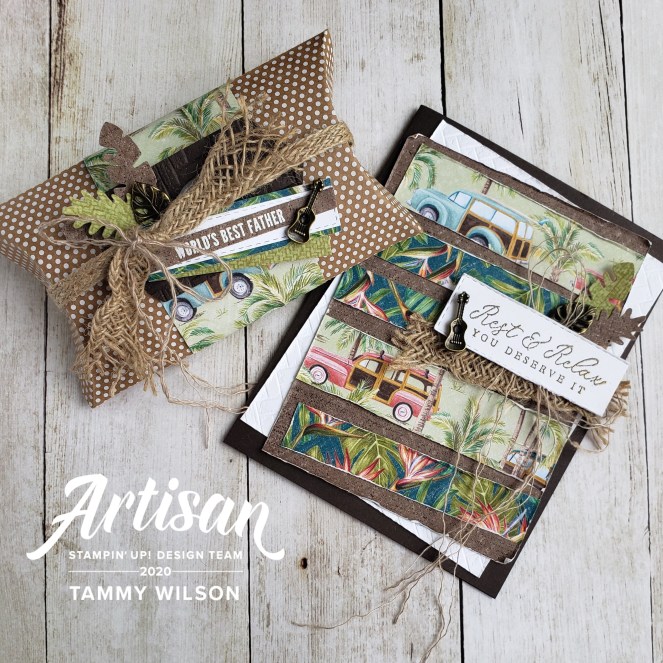 Timeless Tropical - Tropical Oasis - Card and Box by Tammy C. Wilson