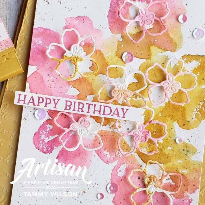 Blossoms in Bloom - Happy Birthday by Tammy C. Wilson (zoom)